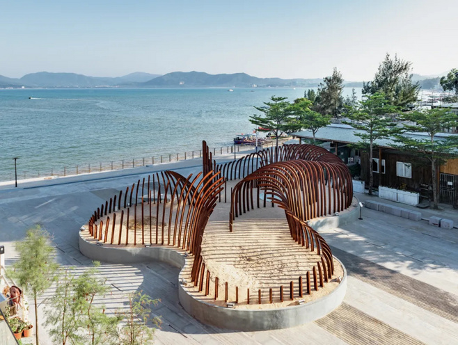 《新共享景觀》之 與人共享 | 2019 UABB 雙年展作品:海之韻 : 與自然對(duì)話的藝術(shù)裝置